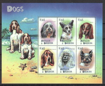 Hunde 029 Antigua Michelnummer 3135 - 3140 postfrisch