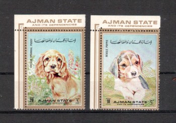 Hunde 039 Adschman aus Michelnummer 1538 - 1541 postfrisch