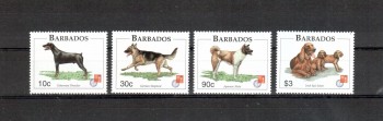 Hunde 044 Barbados Michelnummer 914 - 917 postfrisch