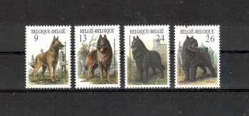 Hunde 047 Belgien Michelnummer 2265 - 2268  postfrisch