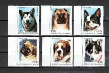 Hunde 048 Benin Michelnummer A - F 1231 postfrisch
