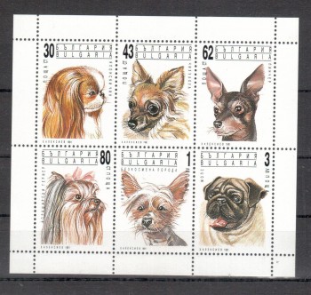 Hunde 069 Bulgarien Michelnummer 3929 - 3934 postfrisch