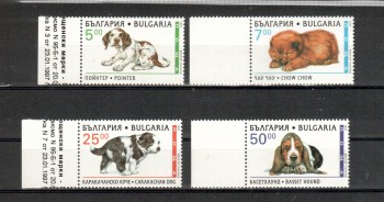 Hunde 070 Bulgarien Michelnummer 4265 - 4268 postfrisch