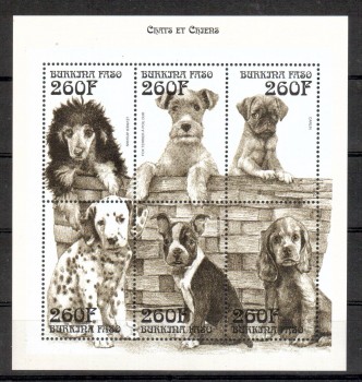 Hunde 076 Burkina Faso Michelnummer 1664 - 1669 postfrisch