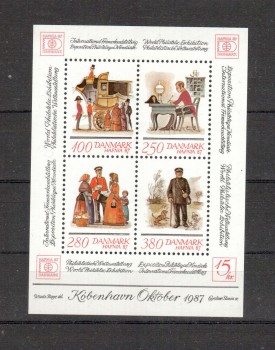 Hunde 092 Daenemark Michelnummer Block 6 postfrisch