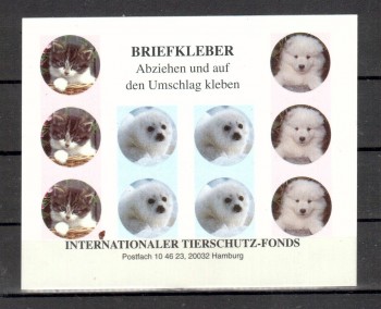 Hunde 099 Deutschland Michelnummer Vignette postfrisch