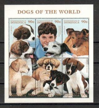 Hunde 108 Dominica Michelnummer 2309 - 2314 postfrisch