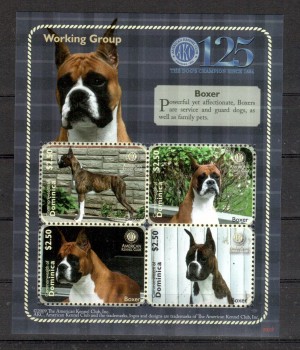 Hunde 109 Dominica Michelnummer 4043 - 4046 postfrisch