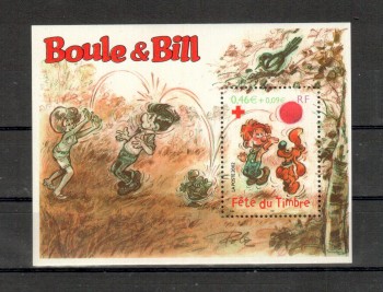 Hunde 127 Frankreich Michelnummer Block 27 postfrisch