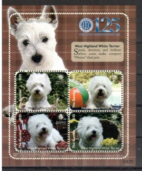 Hunde 135 Gambia Michelnummer 6124 - 6127 postfrisch