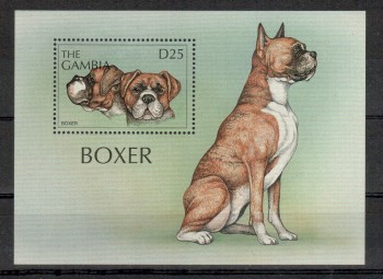 Hunde 140 Gambia Michelnummer Block 366 postfrisch
