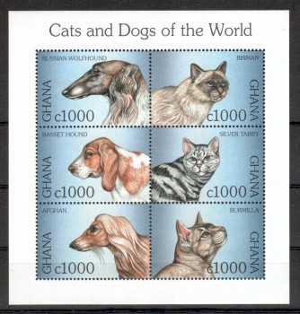 Hunde 150 Ghana Michelnummer 2625 - 2630 postfrisch