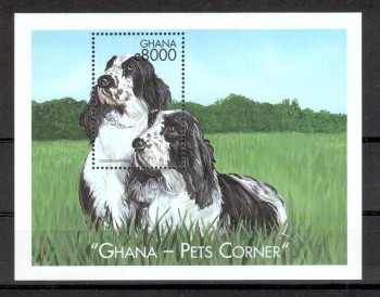 Hunde 152 Ghana Michelnummer Block 401 postfrisch