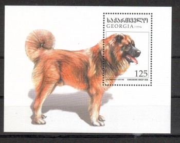 Hunde 154 Georgien Michelnummer Block 10 postfrisch