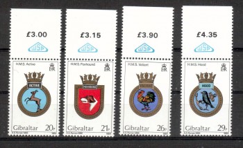 Hunde 157 Gibraltar Michelnummer 481 - 484 postfrisch