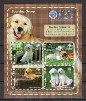 Hunde 159 Grenada Michelnummer 6161 - 6164 postfrisch