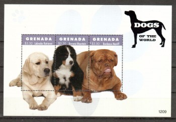 Hunde 160 Grenada Michelnummer 6485 - 6487 postfrisch