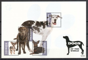 Hunde 161 Grenada Michelnummer 6488 - 6491 postfrisch