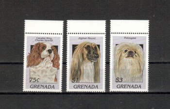 Hunde 168 Grenada Michelnummer 3395 - 3397 postfrisch