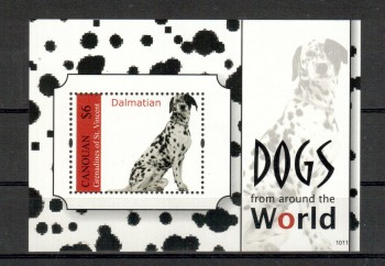 Hunde 176 Grenadinen - Canouan Michelnummer Block 12 postfrisch