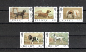 Hunde 194 GB - Jersey Michelnummer 430 - 434 postfrisch