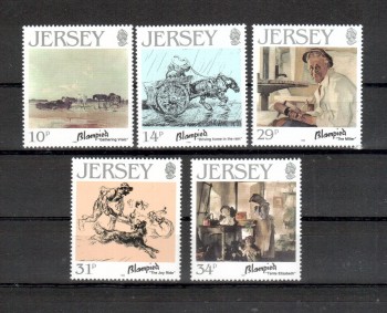 Hunde 195 GB - Jersey Michelnummer 388 - 392 postfrisch