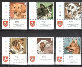 Hunde 199 GB - Isle of man Michelnummer 688 - 693 postfrisch