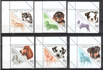 Hunde 203 Guinea Michelnummer 1673 - 1678 postfrisch