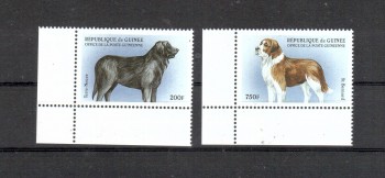 Hunde 210 Guinea Michelnummer 2326 - 2327 postfrisch