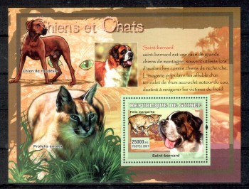 Hunde 224 Guinea ohne Michelnummer  postfrisch