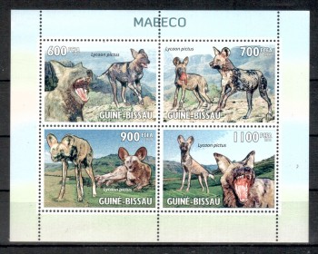 Hunde 229 Guinea - Bissau Michelnummer 4737 - 4740 postfrisch