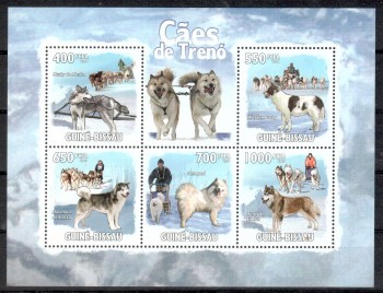 Hunde 234 Guinea - Bissau Michelnummer 4456 - 4460 postfrisch