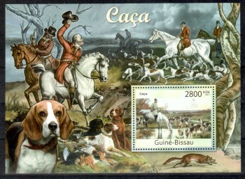 Hunde 239 Guinea - Bissau Michelnummer Block 976 postfrisch