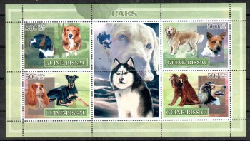 Hunde 240 Guinea - Bissau Michelnummer 3590 - 3593 postfrisch