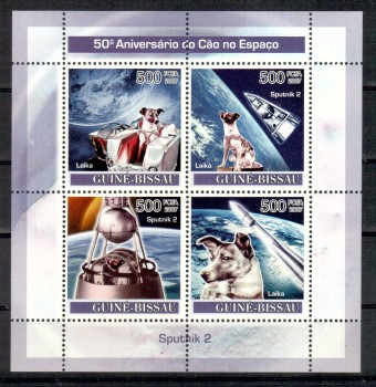 Hunde 241 Guinea - Bissau Michelnummer 3683 - 3686 postfrisch