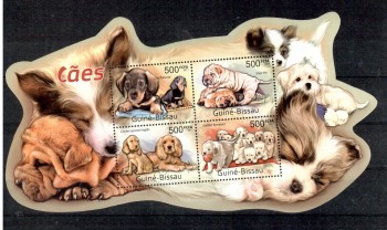 Hunde 244 Guinea - Bissau Michelnummer 5574 - 5577 postfrisch