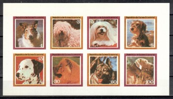 Hunde 249 Guinea - equatorial ohne Michelnummer postfrisch