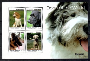 Hunde 252 Grenada Grenadinen Michelnummer 4669 - 4672 postfrisch