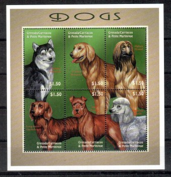 Hunde 254 Grenada Grenadinen Michelnummer 3290 - 3295 postfrisch