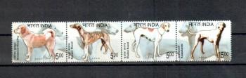 Hunde 264 Indien Michelnummer 2070 - 2073 postfrisch