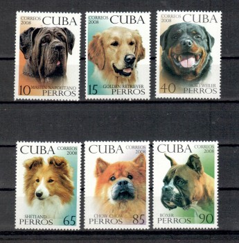 Hunde 335 Kuba Michelnummer 5122 - 5127 postfrisch