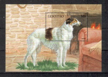 Hunde 345 Lesotho Michelnummer Block 143 postfrisch