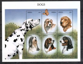 Hunde 348 Liberia Michelnummer 2479 - 2484 postfrisch