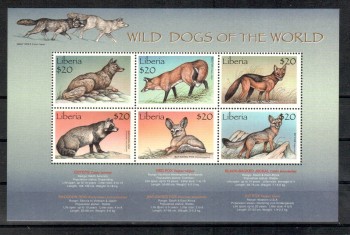 Hunde 352 Liberia Michelnummer 2658 - 2663 postfrisch