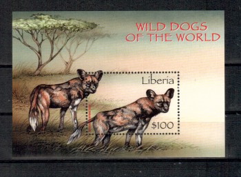 Hunde 354 Liberia Michelnummer Block 241 postfrisch