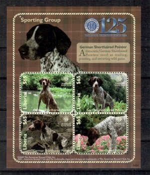 Hunde 355 Liberia Michelnummer 5643 - 5646 postfrisch