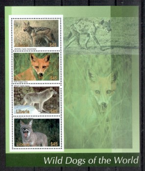 Hunde 356 Liberia Michelnummer 5128 - 5131 postfrisch