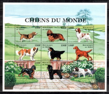 Hunde 371 Mali Michelnummer 1716 - 1724 postfrisch