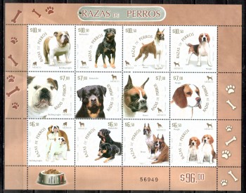 Hunde 381 Mexiko Michelnummer 3409 - 3420 postfrisch