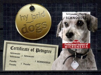 Hunde 383 Mikronesien Michelnummer Block 212 postfrisch